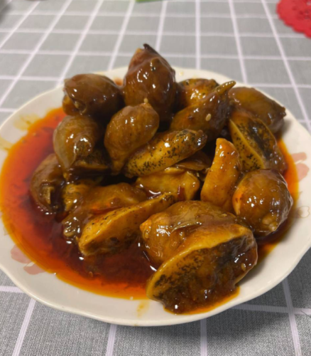 Sizzling Spicy Abalone Snails Buy one bucket, get one bucket free and a 350g taster pack. photo review